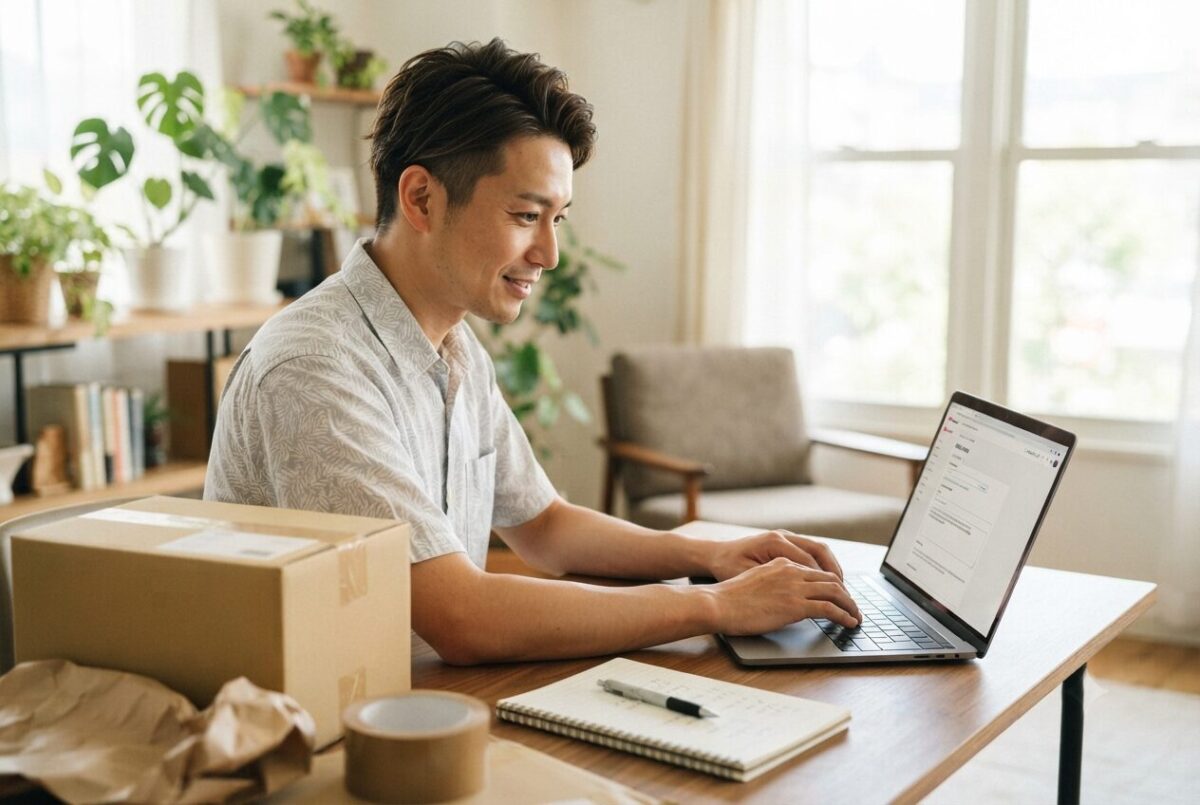 発送前に商品説明文へ取引ポリシーを追記する出品者