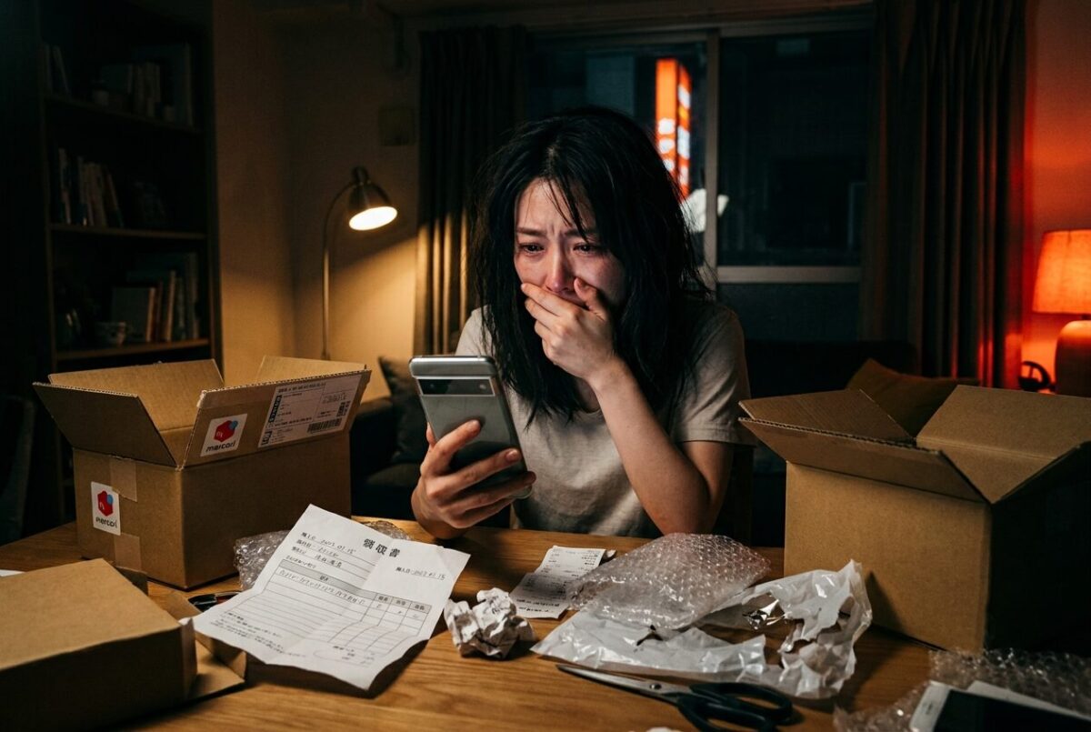 メルカリでDoorzo経由の偽物クレームをつけられて困惑する日本人セラー